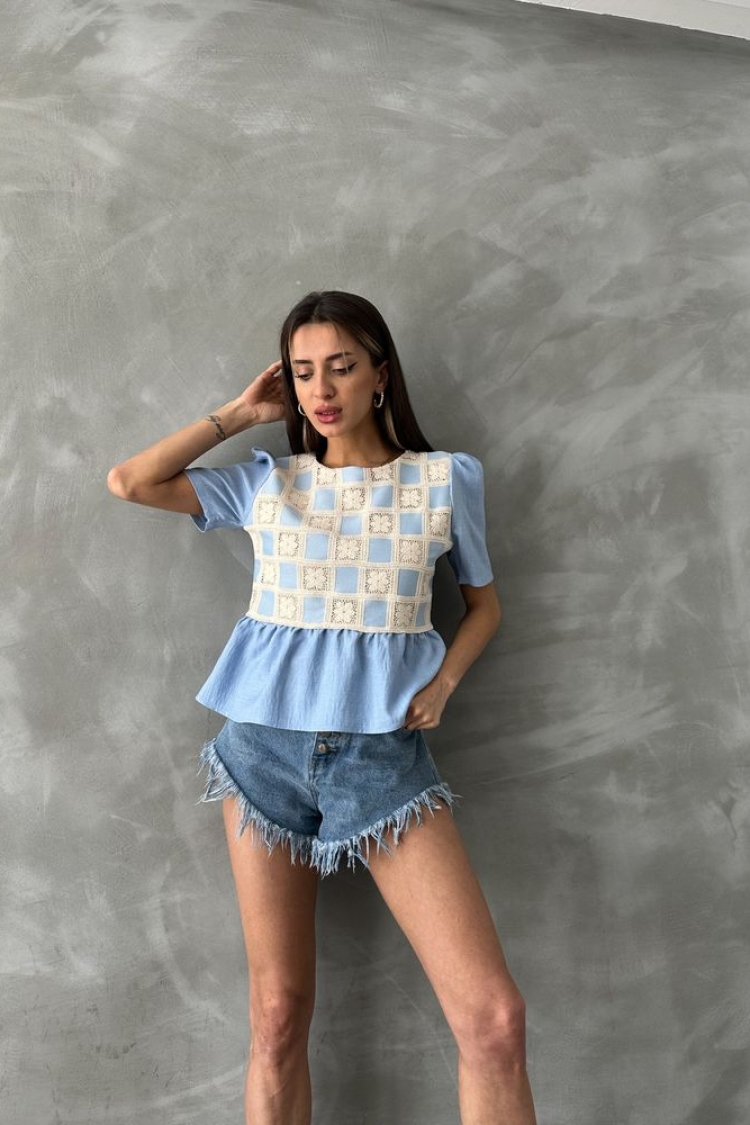 Lace Detailed Blouse - Brand: Topshow - Women & Kids, Baby Clothes Wholesale - TheBS Women