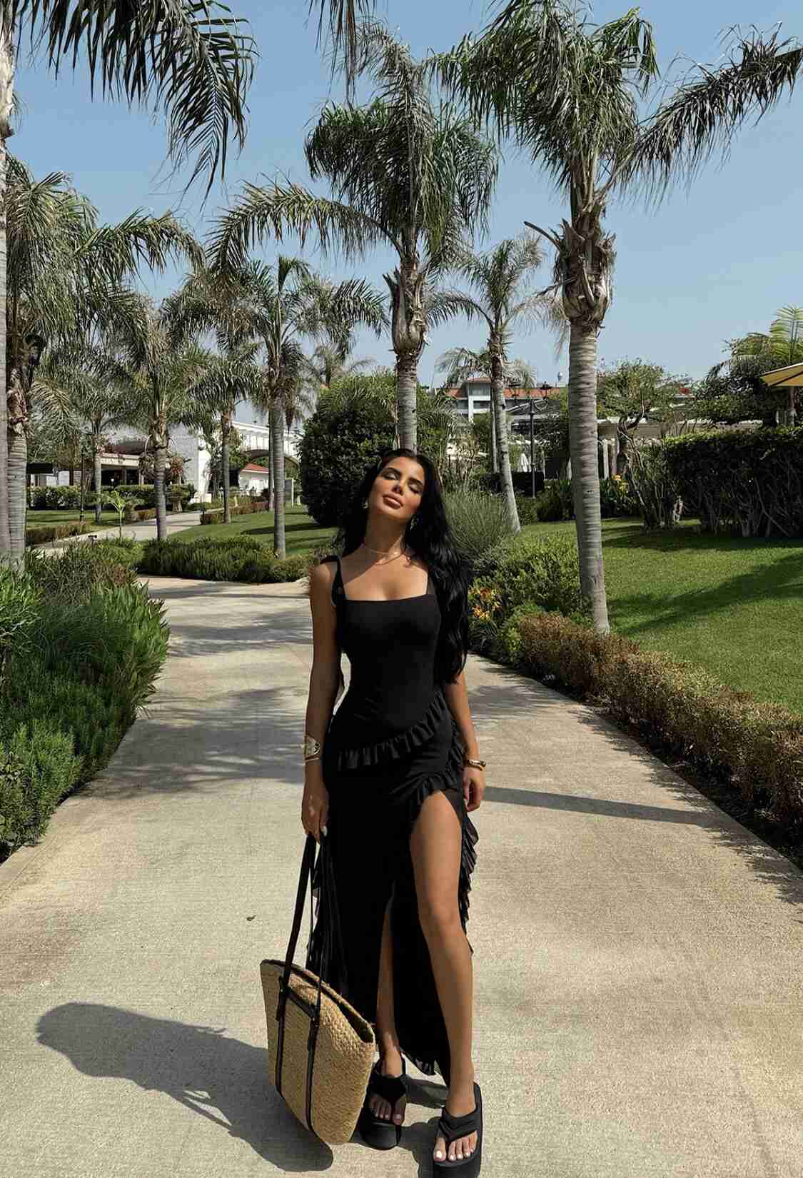 Astrid Slit Long Dress - Brand: EYYO ATELIER - Women & Kids, Baby Clothes Wholesale - TheBS Women