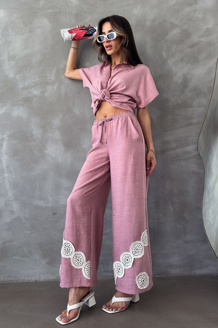 Powder Laced Trousers - Brand: Topshow - Women & Kids, Baby Clothes Wholesale - TheBS Women