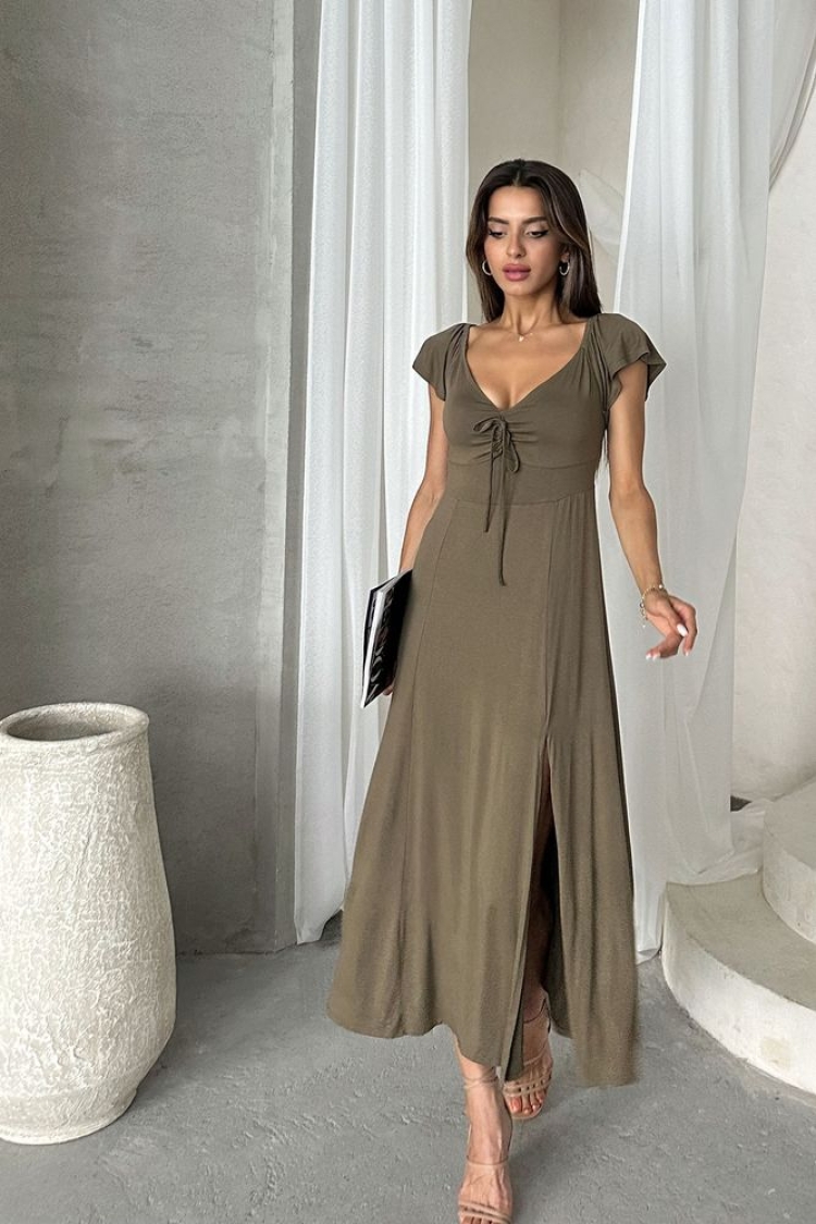 D 2715 Plain Viscose Dress - Brand: Topshow - Women & Kids, Baby Clothes Wholesale - TheBS Women