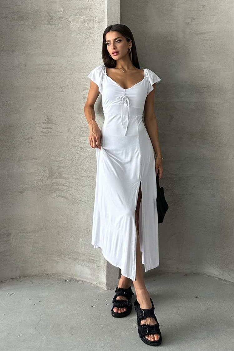 D 2715 Plain Viscose Dress - Brand: Topshow - Women & Kids, Baby Clothes Wholesale - TheBS Women