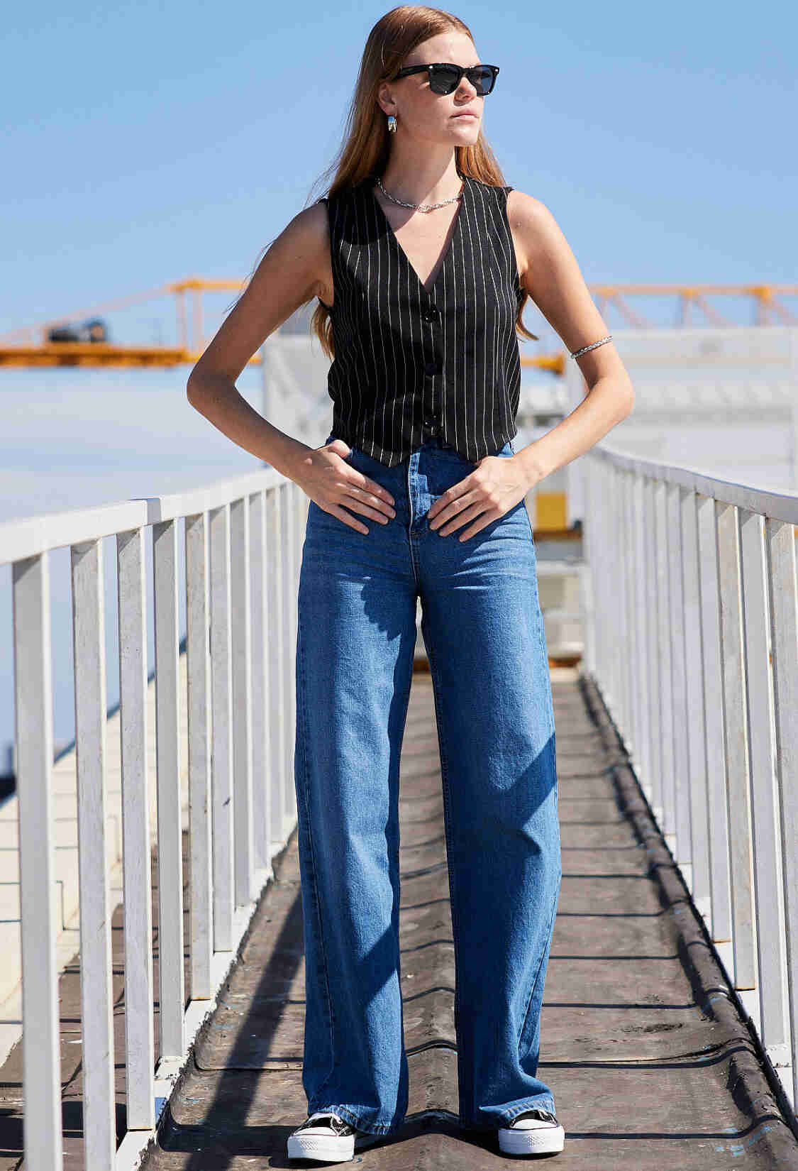Striped Woven Vest - Brand: Bigdart - Women & Kids, Baby Clothes Wholesale - TheBS Women
