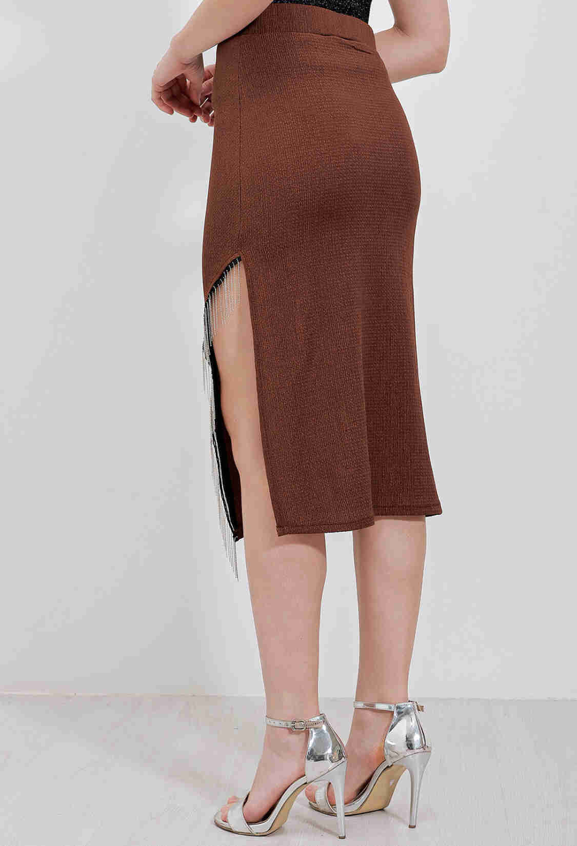 Chain Detailed Skirt - Brand: Bigdart - Women & Kids, Baby Clothes Wholesale - TheBS Women