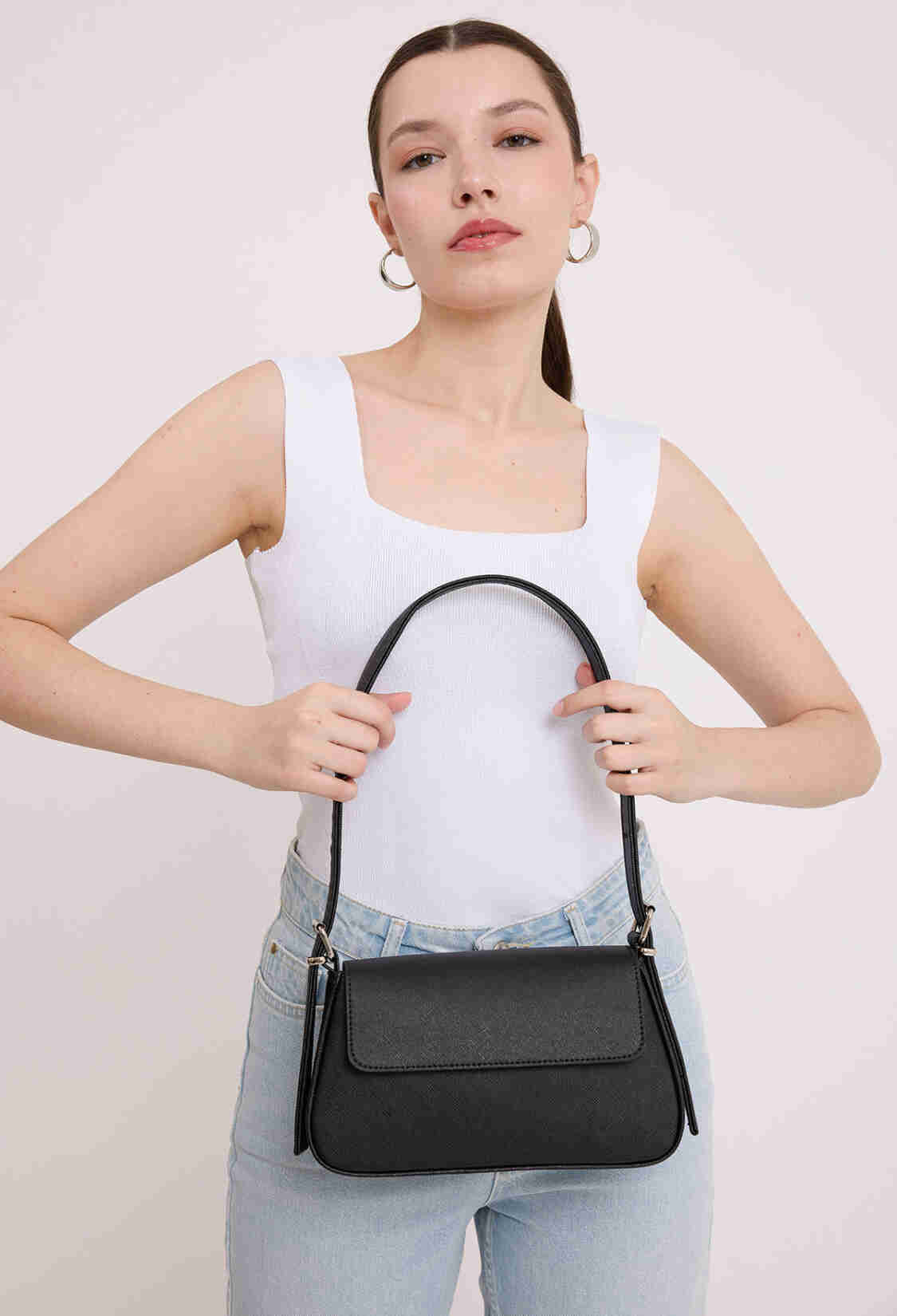 Baguette Bag With Black Cover 010169 - Brand: Bigdart - Women & Kids, Baby Clothes Wholesale - TheBS Women