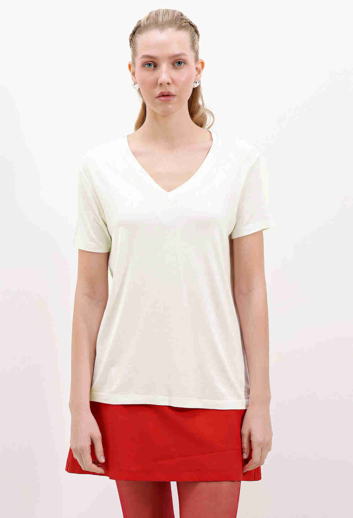 V-Neck Oversize T-Shirt - Brand: Bigdart - Women & Kids, Baby Clothes Wholesale - TheBS Women