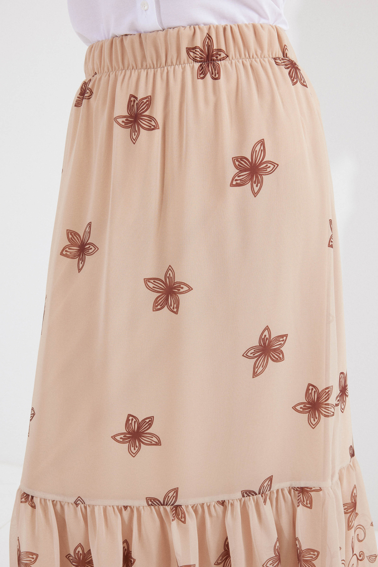 Patterned Chiffon Skirt - Brand: Bigdart - Women & Kids, Baby Clothes Wholesale - TheBS Women