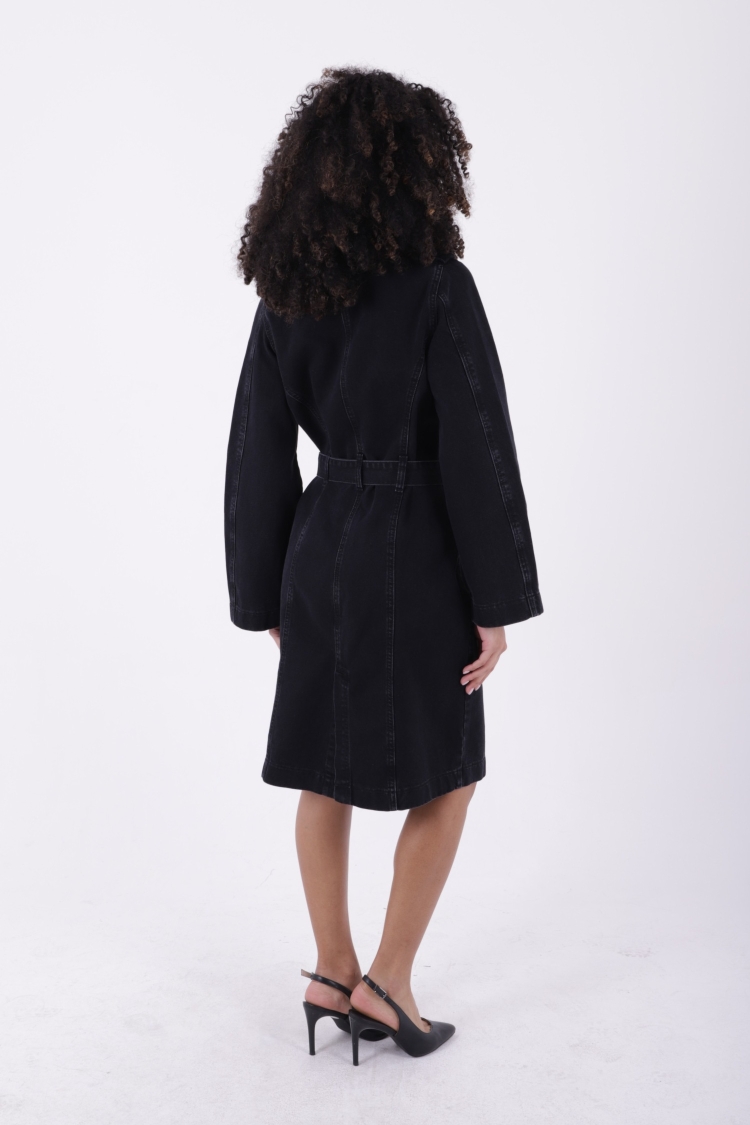 Belted Denim Trench Coat - Brand: XLove - Women & Kids, Baby Clothes Wholesale - TheBS Women
