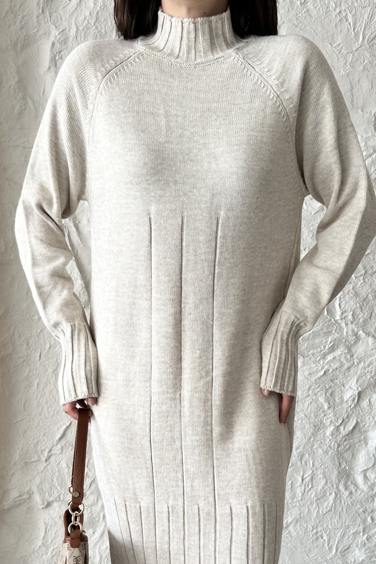 Mixed Ribbed Dress - Brand: My Fashion - Women & Kids, Baby Clothes Wholesale - TheBS Women