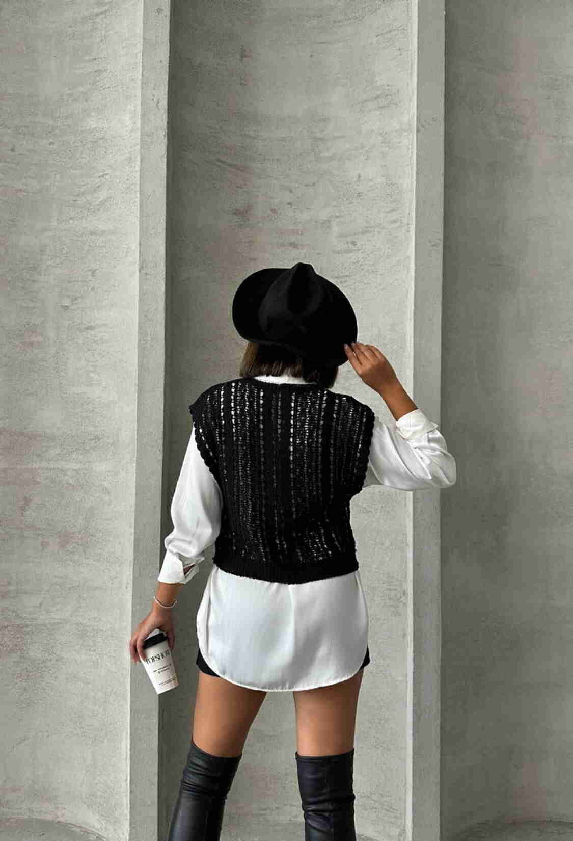 Hair Braided V Neck Blouse - Brand: Topshow - Women & Kids, Baby Clothes Wholesale - TheBS Women