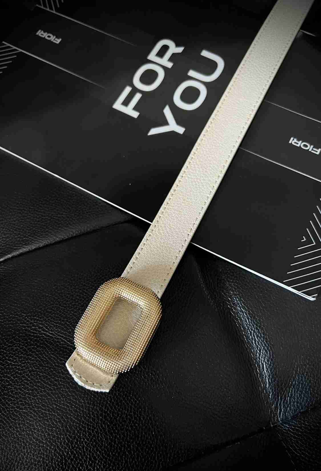 Gold Buckle 3cm Women's Belt - Brand: Fiori - Women & Kids, Baby Clothes Wholesale - TheBS Women