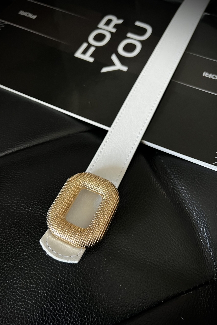 Gold Buckle 3cm Women's Belt - Brand: Fiori - Women & Kids, Baby Clothes Wholesale - TheBS Women