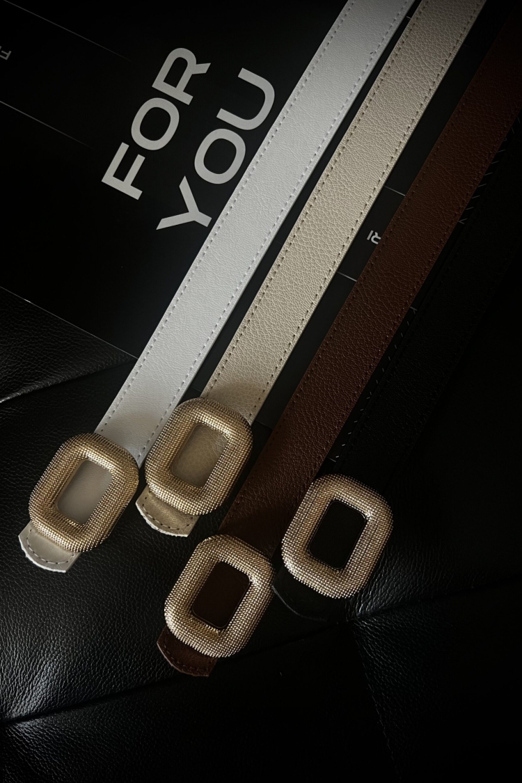 Gold Buckle 3cm Women's Belt - Brand: Fiori - Women & Kids, Baby Clothes Wholesale - TheBS Women