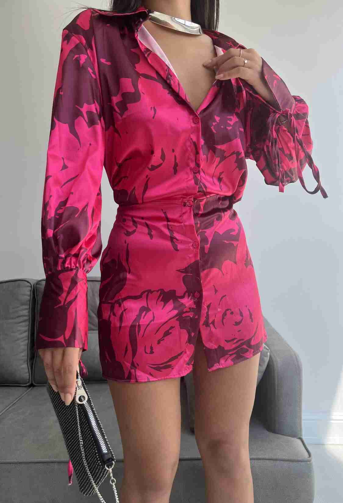 Waistcoat Cuff Detailed Shirt Dress - Brand: Reyon - Women & Kids, Baby Clothes Wholesale - TheBS Women