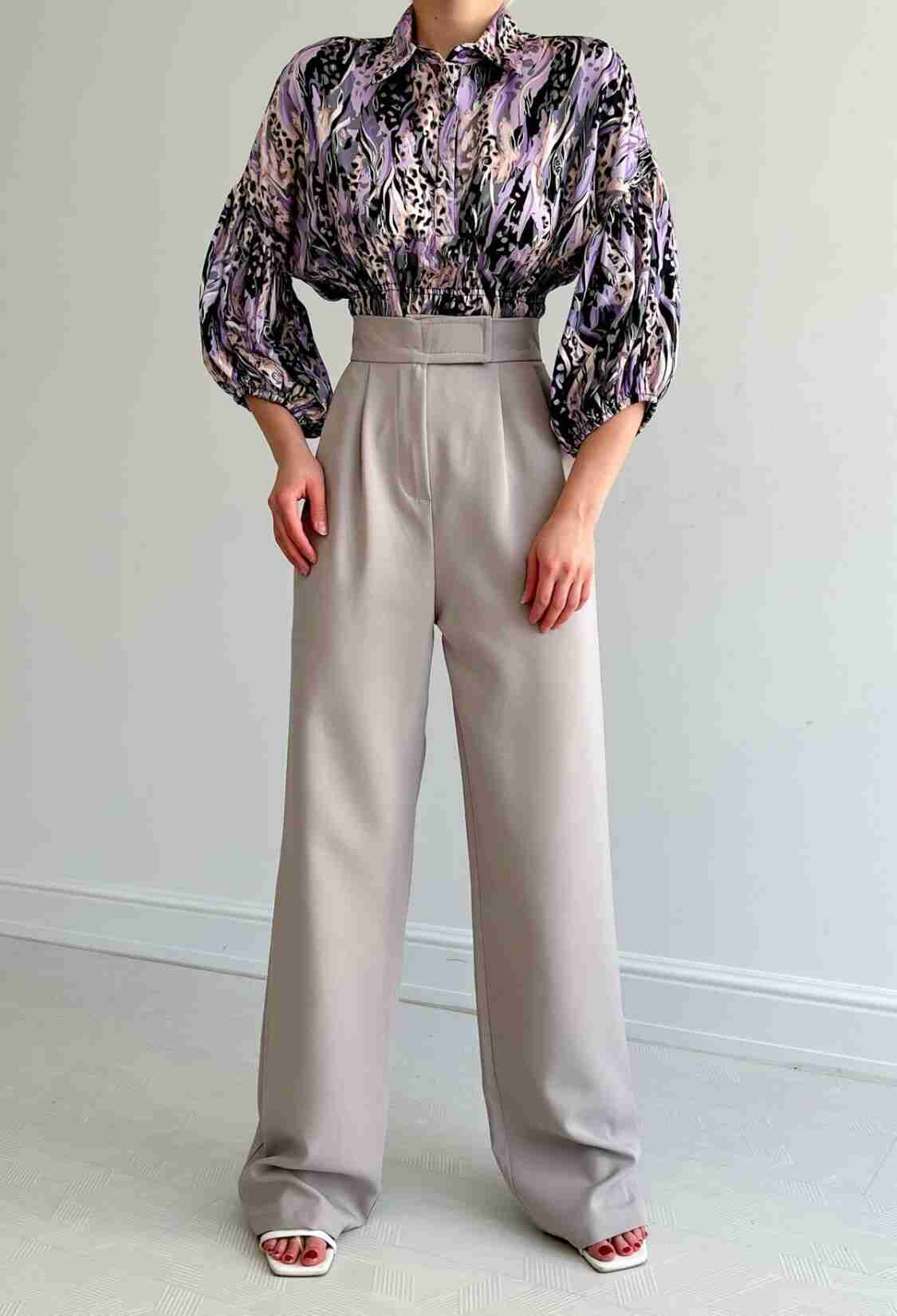 Elastic Waist Satin Shirt - Brand: Reyon - Women & Kids, Baby Clothes Wholesale - TheBS Women