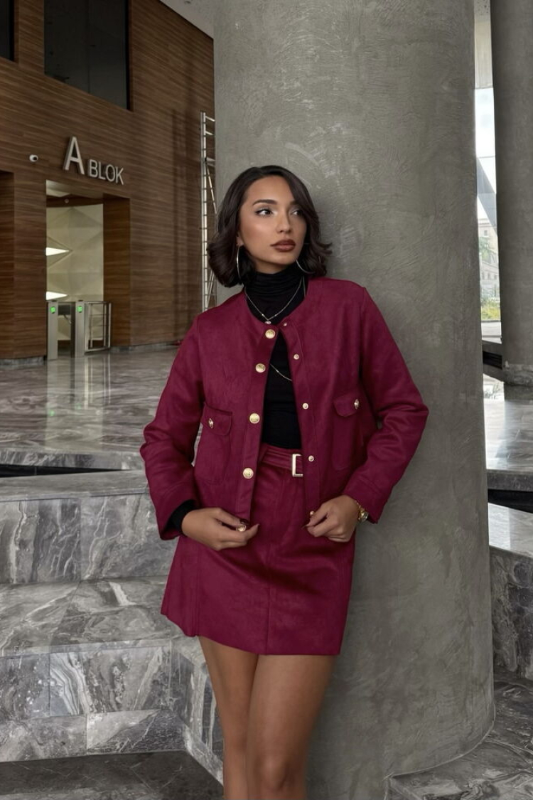 Suede Pocket Jacket - Brand: Topshow - Women & Kids, Baby Clothes Wholesale - TheBS Women