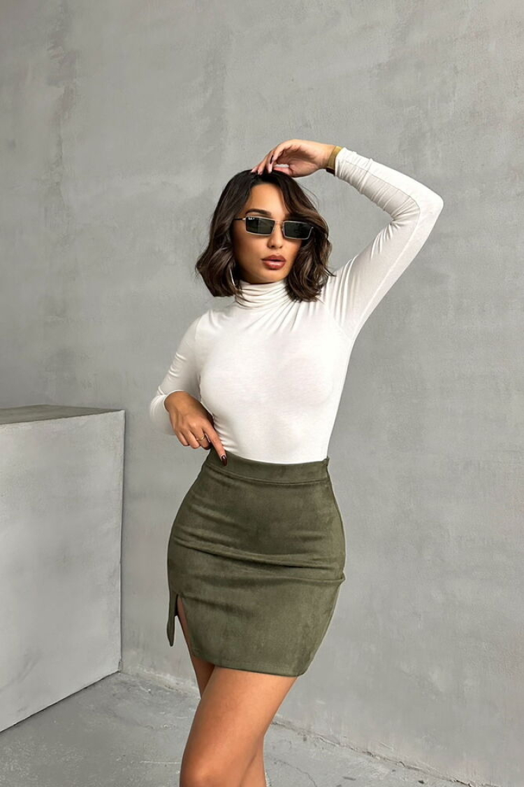Suede Mini Skirt - Brand: Topshow - Women & Kids, Baby Clothes Wholesale - TheBS Women