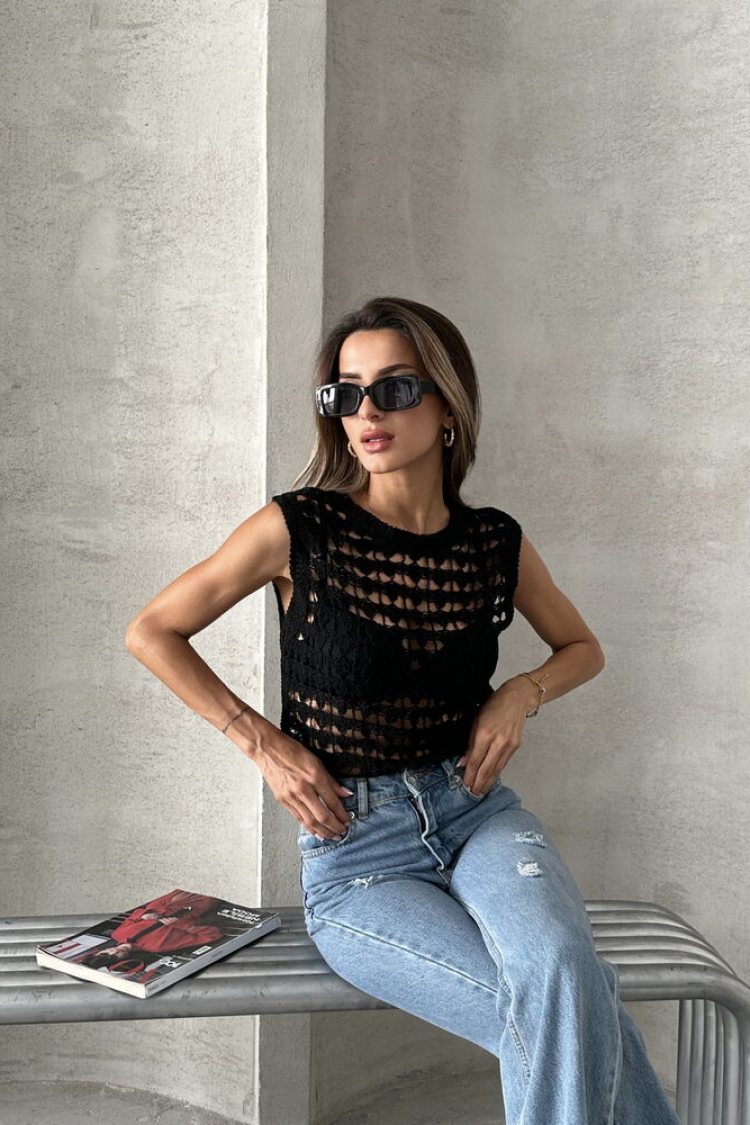 D 0026 Knitwear Vest - Brand: Topshow - Women & Kids, Baby Clothes Wholesale - TheBS Women