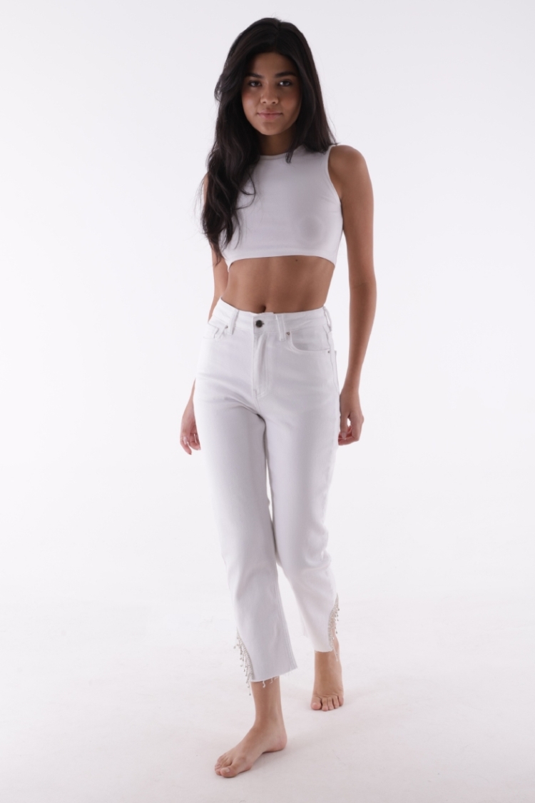 Stoned Asymmetrical Leg Trousers - Brand: XLove - Women & Kids, Baby Clothes Wholesale - TheBS Women