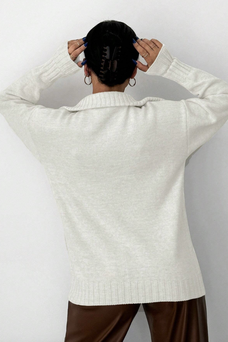Zippered Sweater - Brand: My Fashion - Women & Kids, Baby Clothes Wholesale - TheBS Women