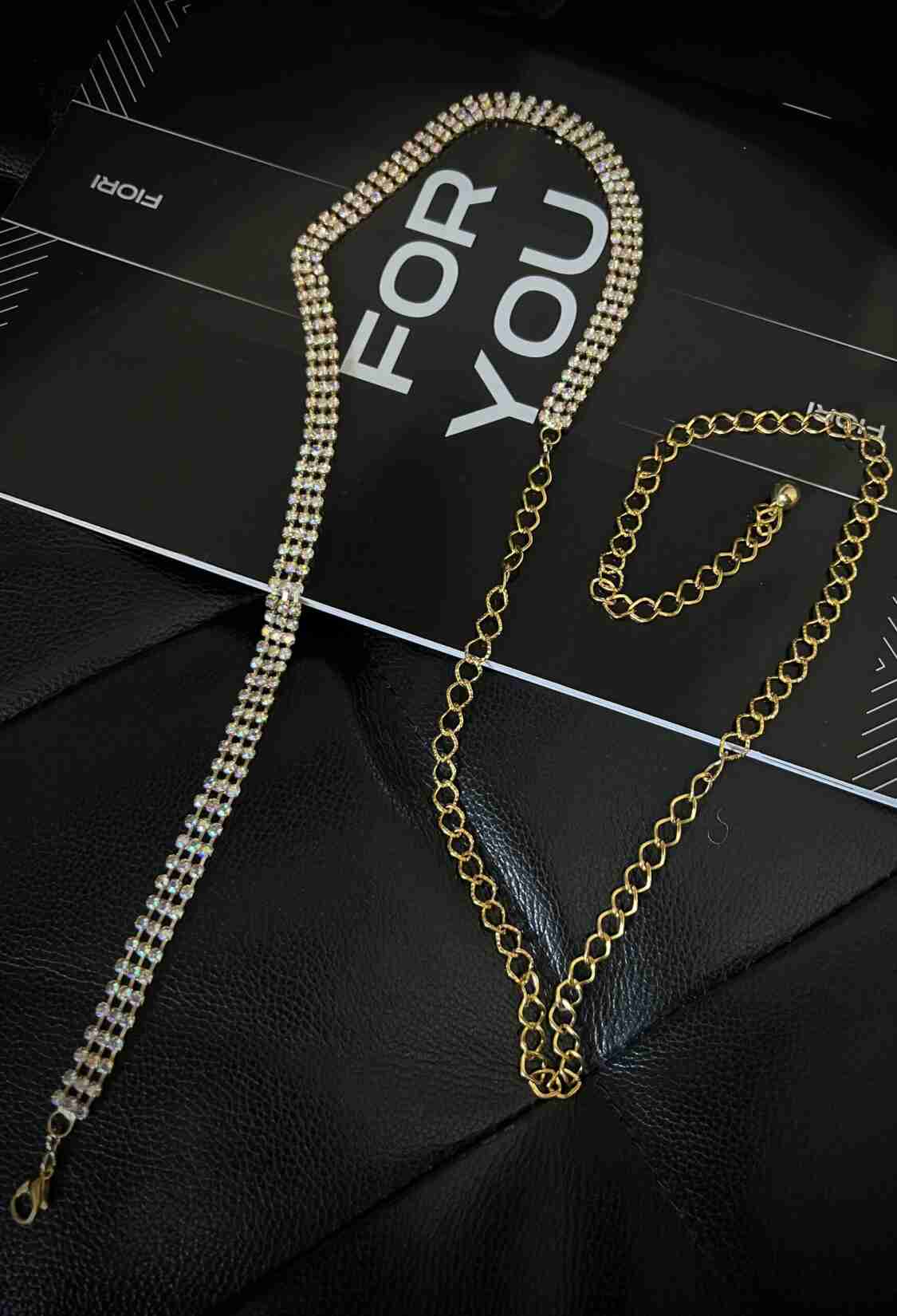 Women's Gold Stone Chain Belt - Brand: Fiori - Women & Kids, Baby Clothes Wholesale - TheBS Women