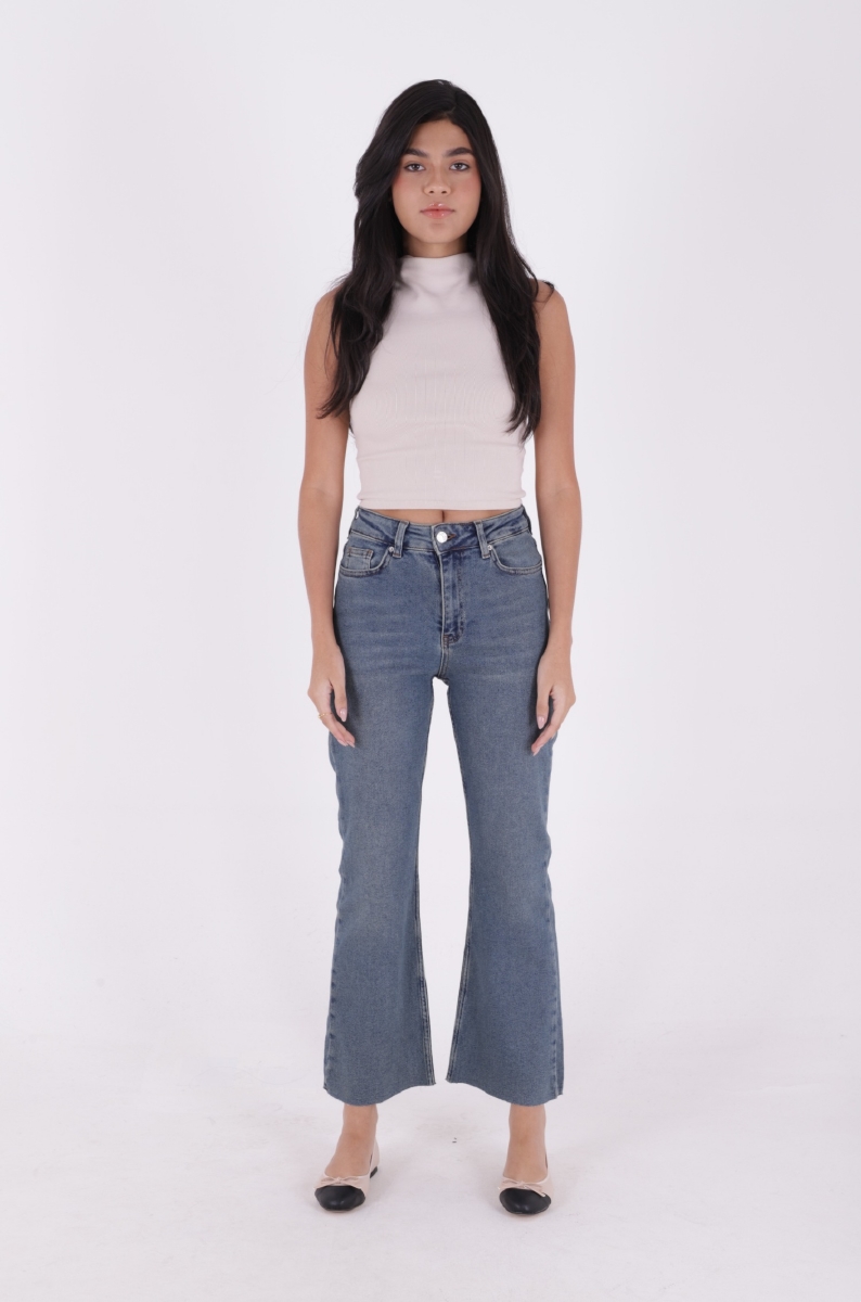 Tasseled High Waist Mom Fit Jean - Brand: XLove - Women & Kids, Baby Clothes Wholesale - TheBS Women