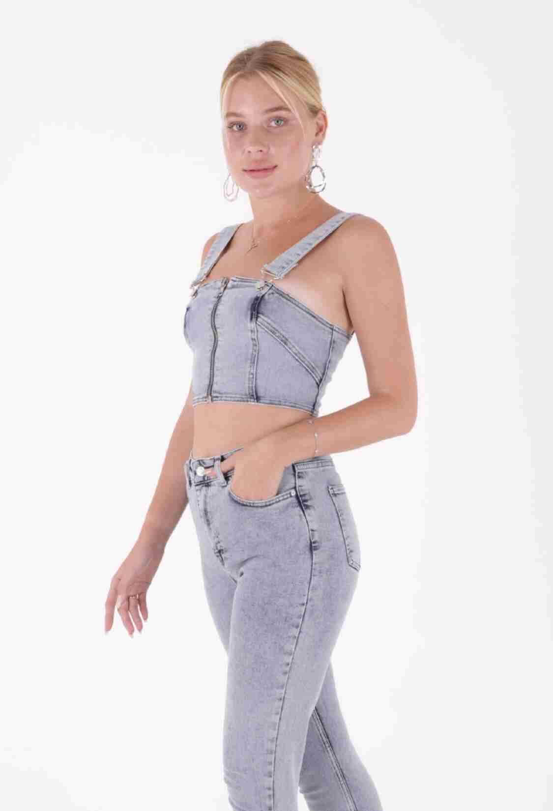 Zippered Front Bustier - Brand: XLove - Women & Kids, Baby Clothes Wholesale - TheBS Women