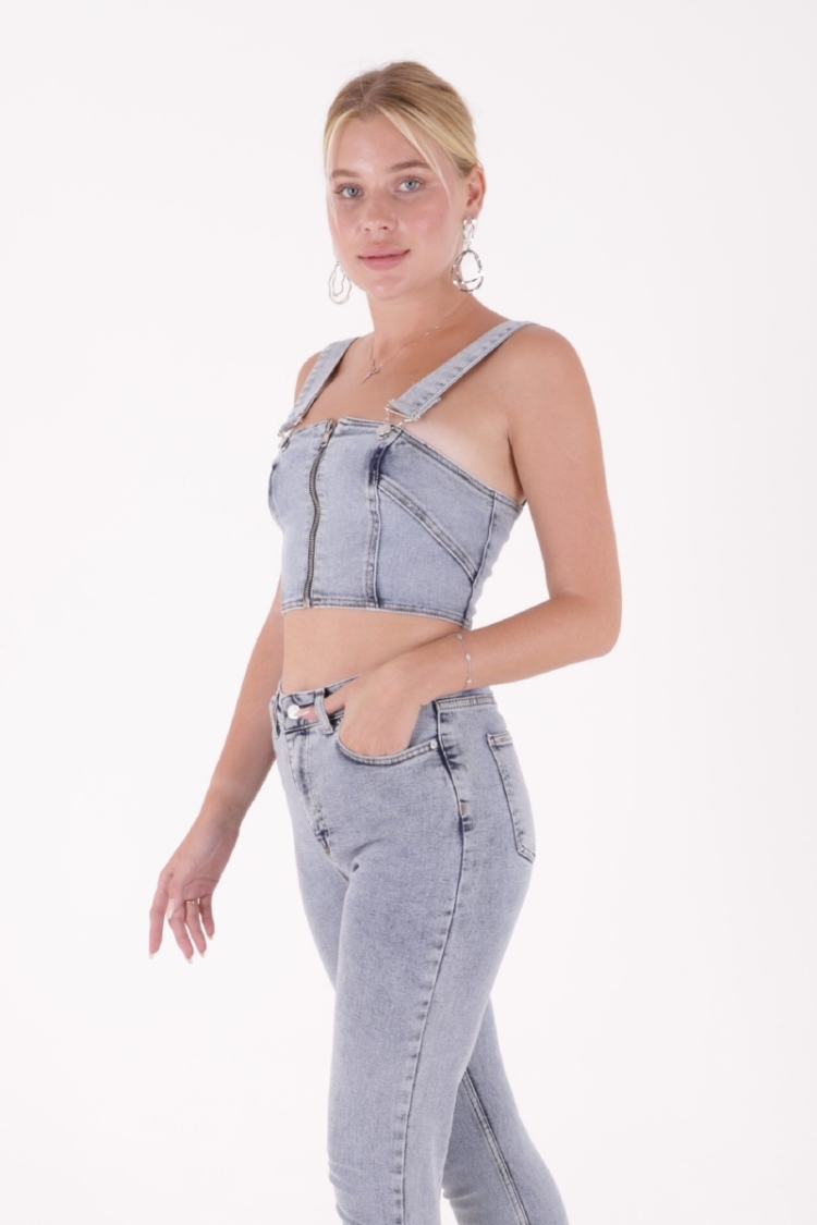 Zippered Front Bustier - Brand: XLove - Women & Kids, Baby Clothes Wholesale - TheBS Women