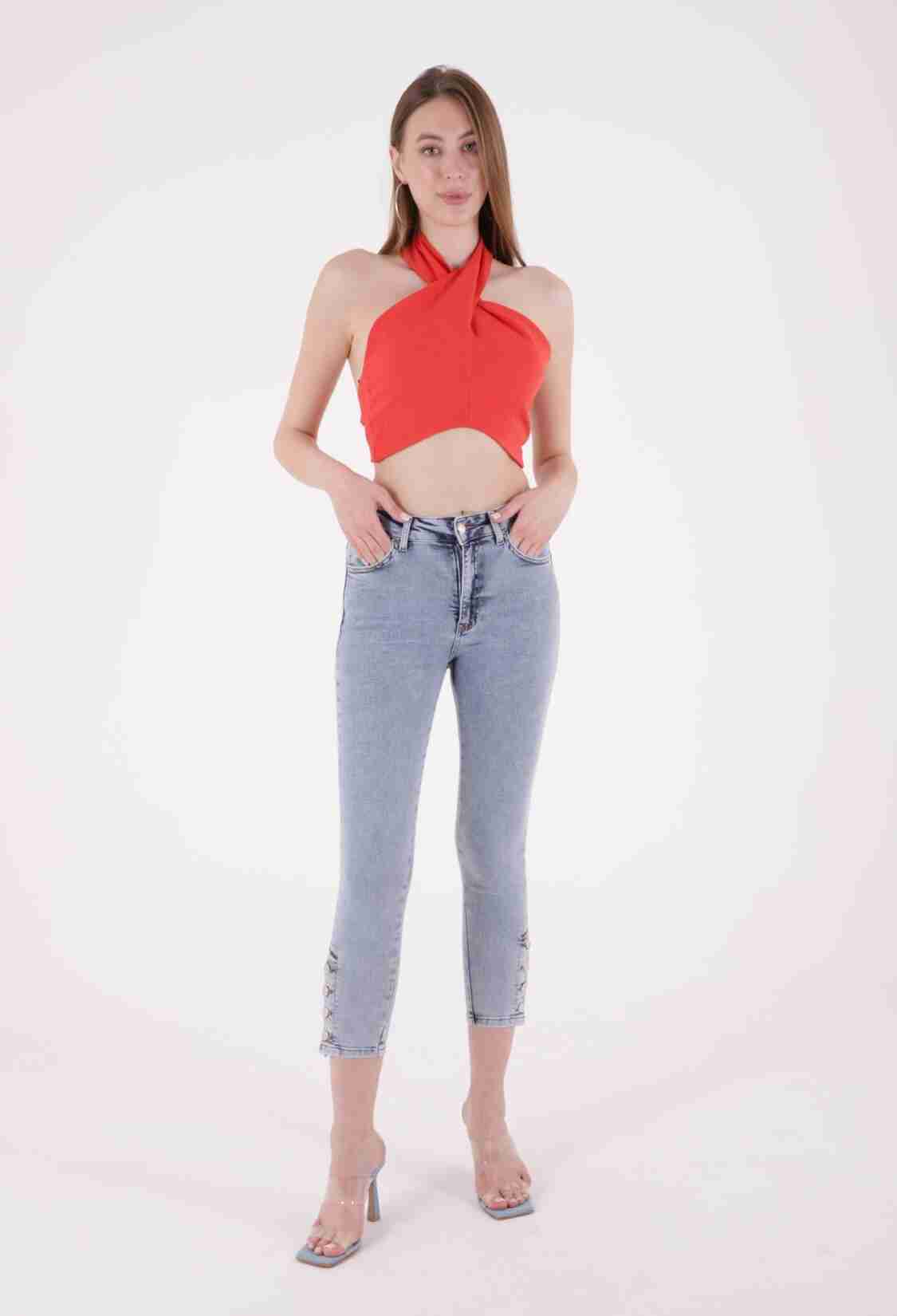 Four Buttoned Jeans - Brand: XLove - Women & Kids, Baby Clothes Wholesale - TheBS Women