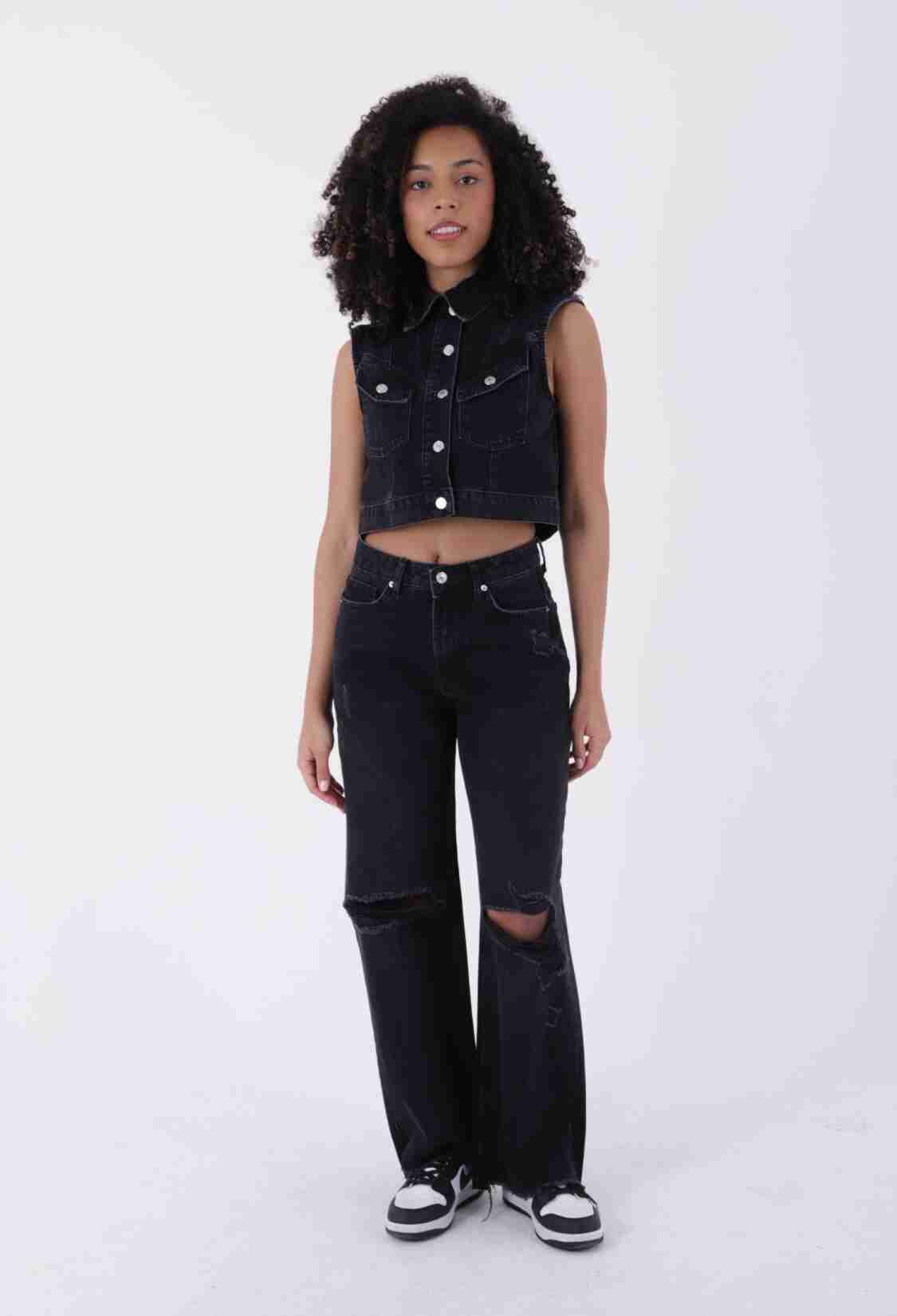 Laser Wide Leg Jeans - Brand: XLove - Women & Kids, Baby Clothes Wholesale - TheBS Women