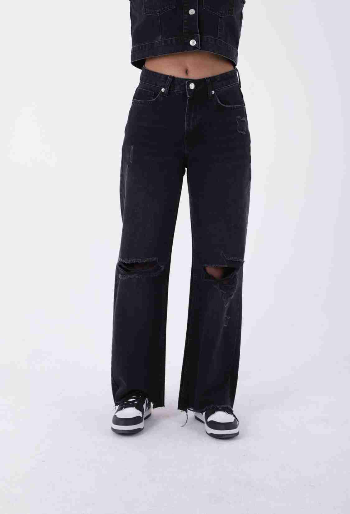 Laser Wide Leg Jeans - Brand: XLove - Women & Kids, Baby Clothes Wholesale - TheBS Women