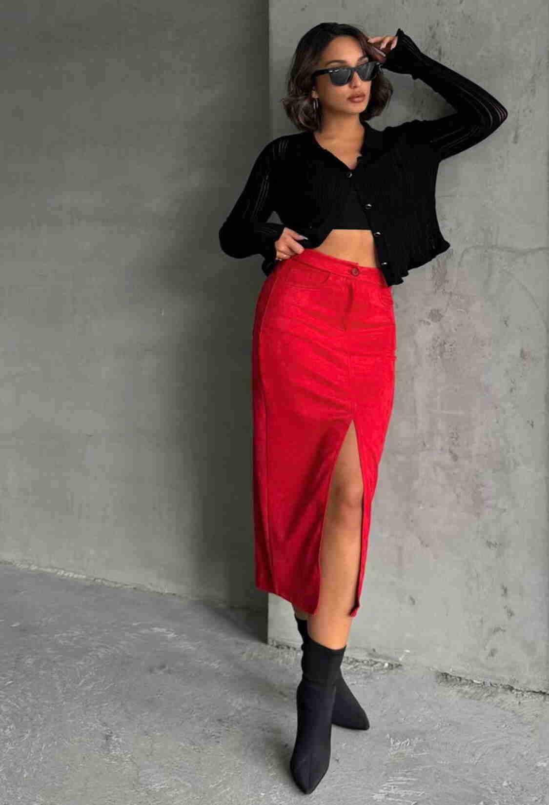 Suede Skirt - Brand: Topshow - Women & Kids, Baby Clothes Wholesale - TheBS Women