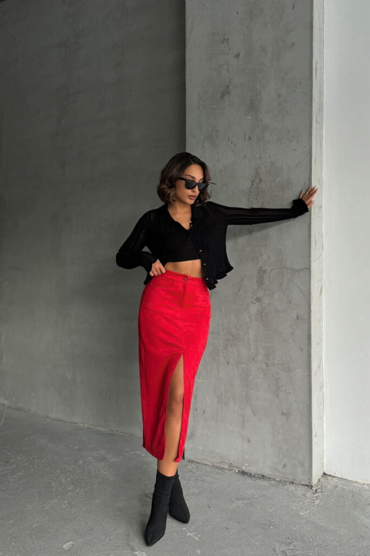 Suede Skirt - Brand: Topshow - Women & Kids, Baby Clothes Wholesale - TheBS Women