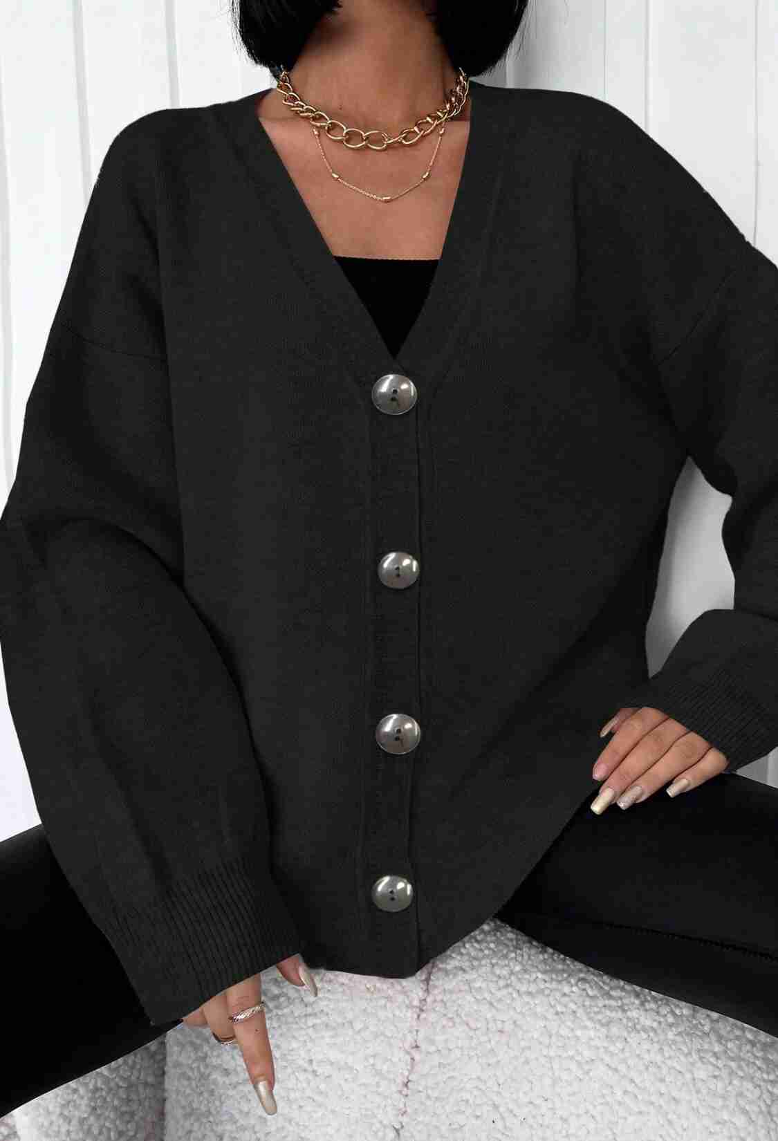 Plain Pique Cardigan - Brand: My Fashion - Women & Kids, Baby Clothes Wholesale - TheBS Women