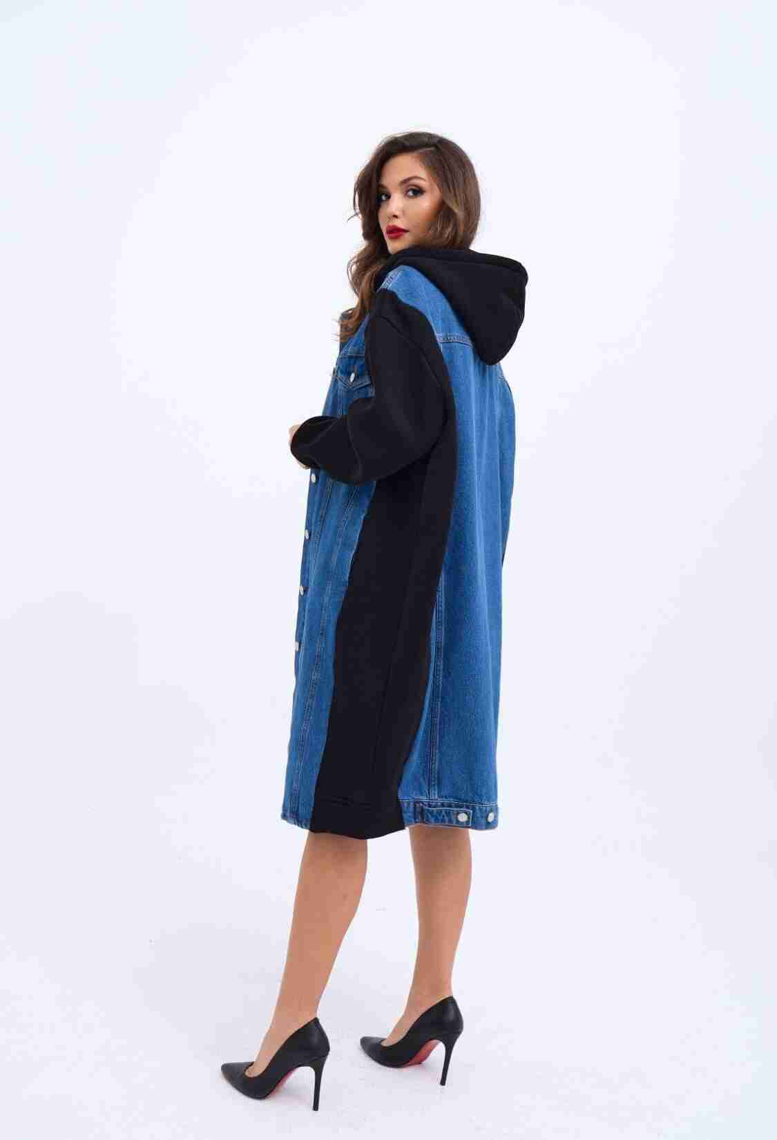 Long Denim Jacket - Brand: Fame - Women & Kids, Baby Clothes Wholesale - TheBS Women