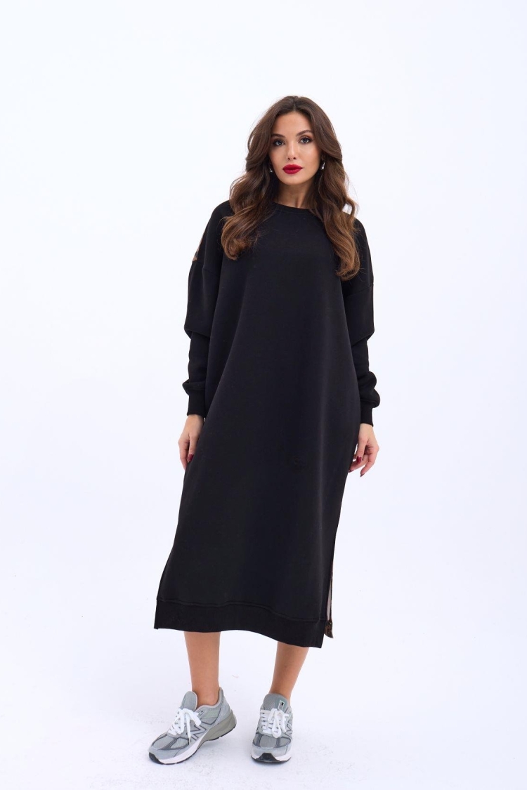 Long Sweat Dress - Brand: Fame - Women & Kids, Baby Clothes Wholesale - TheBS Women