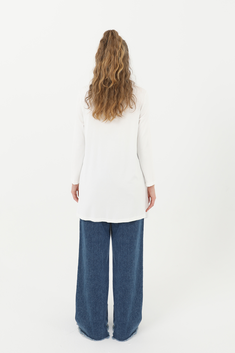 Women's Turtleneck Tulle Detail Blouse - Brand: Puane - Women & Kids, Baby Clothes Wholesale - TheBS Women