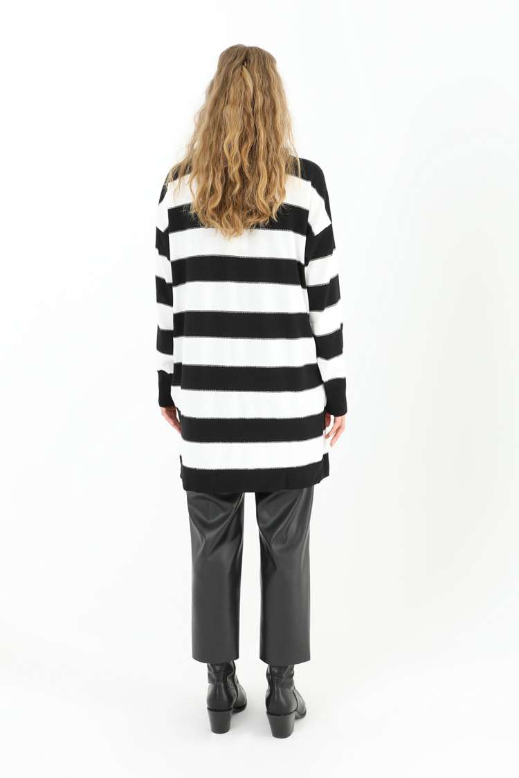 Women's Striped Long Sleeve Tunic - Brand: Puane - Women & Kids, Baby Clothes Wholesale - TheBS Women