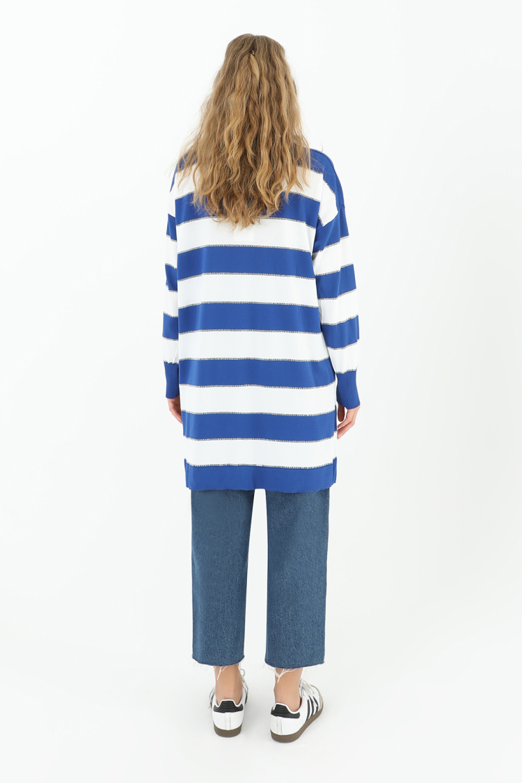 Women's Striped Long Sleeve Tunic - Brand: Puane - Women & Kids, Baby Clothes Wholesale - TheBS Women