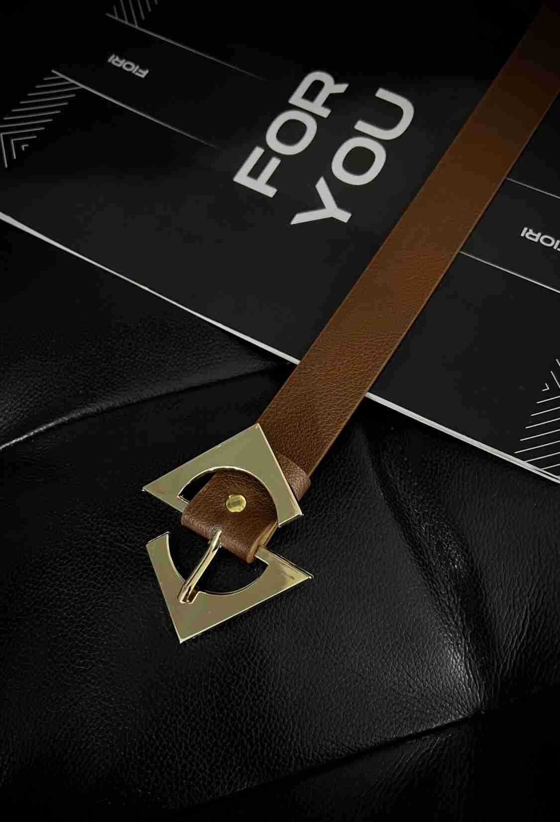 Design Gold Buckle Women's Belt - Brand: Fiori - Women & Kids, Baby Clothes Wholesale - TheBS Women