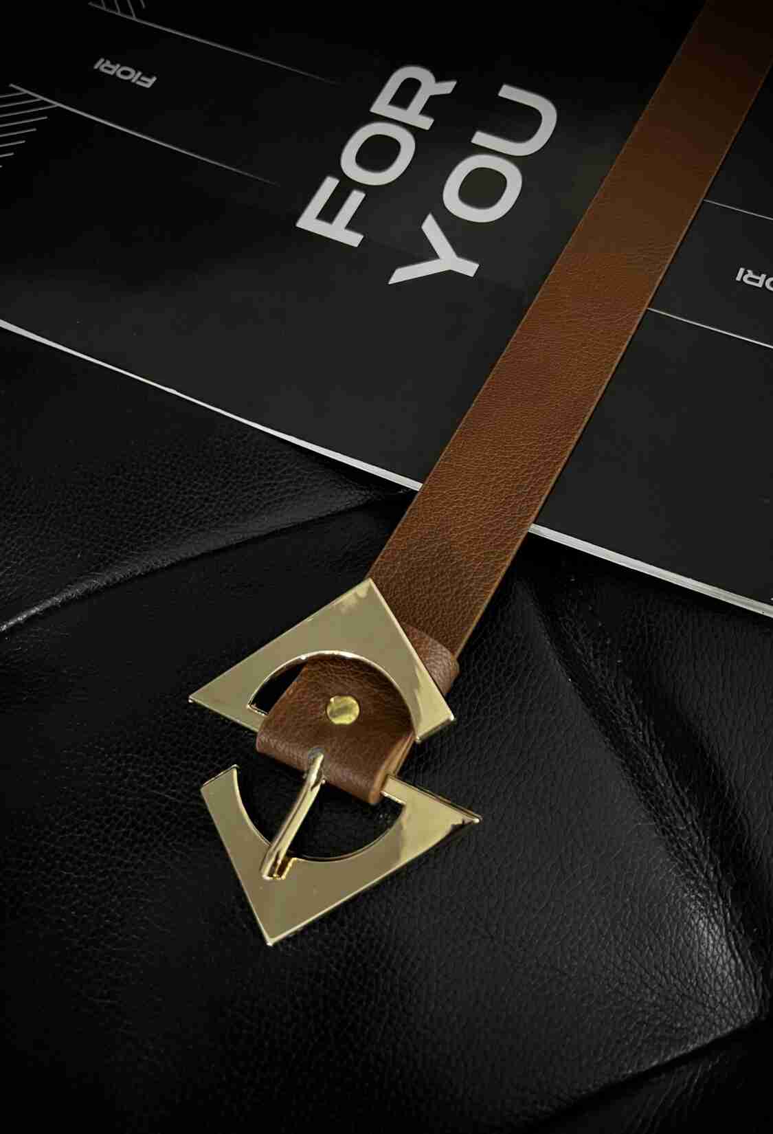 Design Gold Buckle Women's Belt - Brand: Fiori - Women & Kids, Baby Clothes Wholesale - TheBS Women