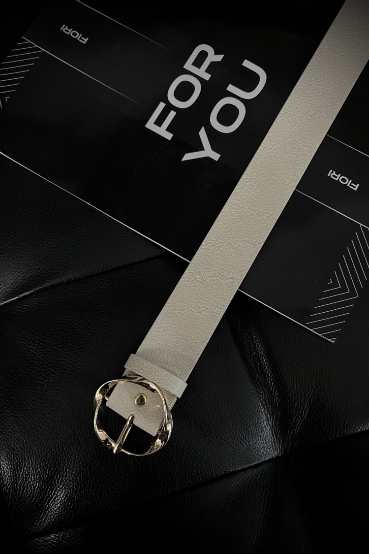 Round Twist Gold Buckle Women's Belt - Brand: Fiori - Women & Kids, Baby Clothes Wholesale - TheBS Women
