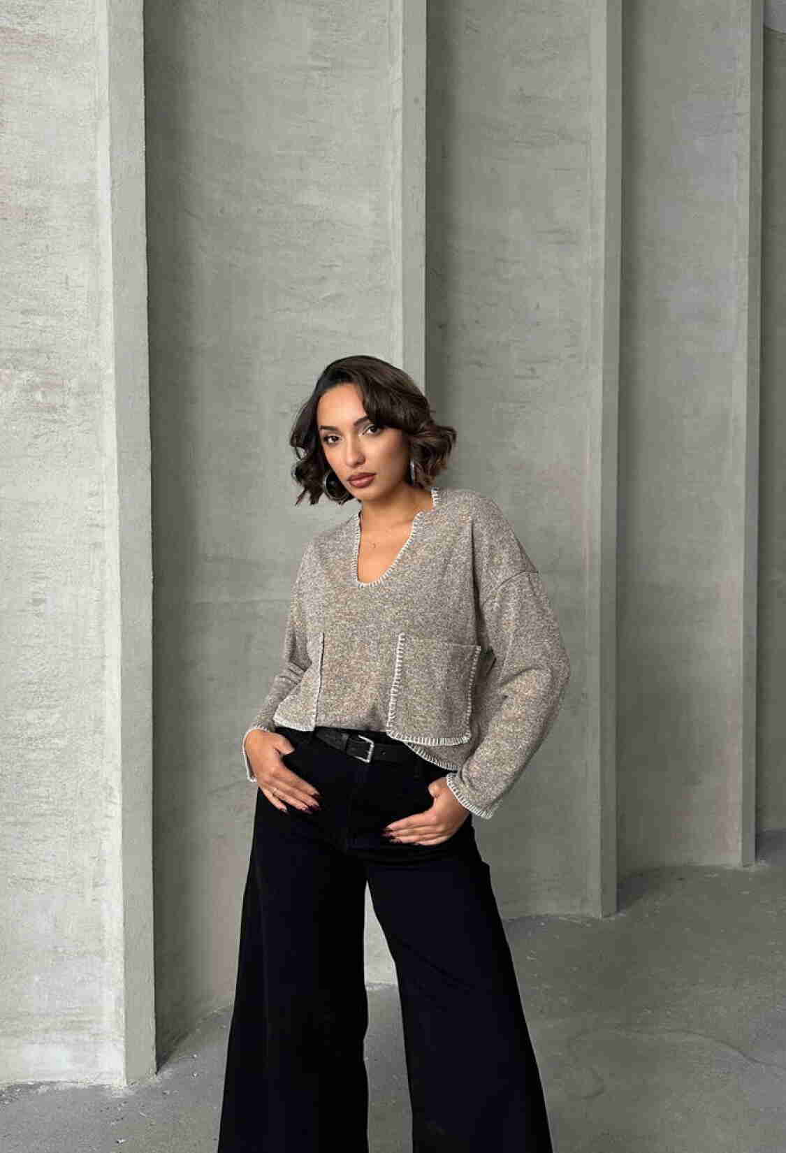 Shepherd Stitched Knitwear Wholesale Blouse F1652 - Brand: Topshow - Women & Kids, Baby Clothes Wholesale - TheBS Women
