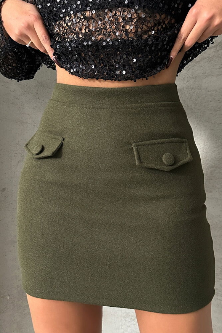 F1283 Above Knee Skirt - Brand: Topshow - Women & Kids, Baby Clothes Wholesale - TheBS Women