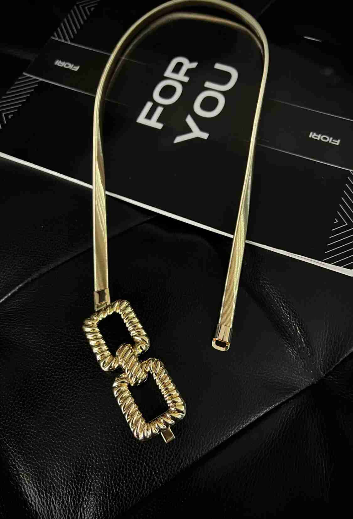 Fiori Square Twist Buckle Spring Women's Belt - Brand: Fiori - Women & Kids, Baby Clothes Wholesale - TheBS Women