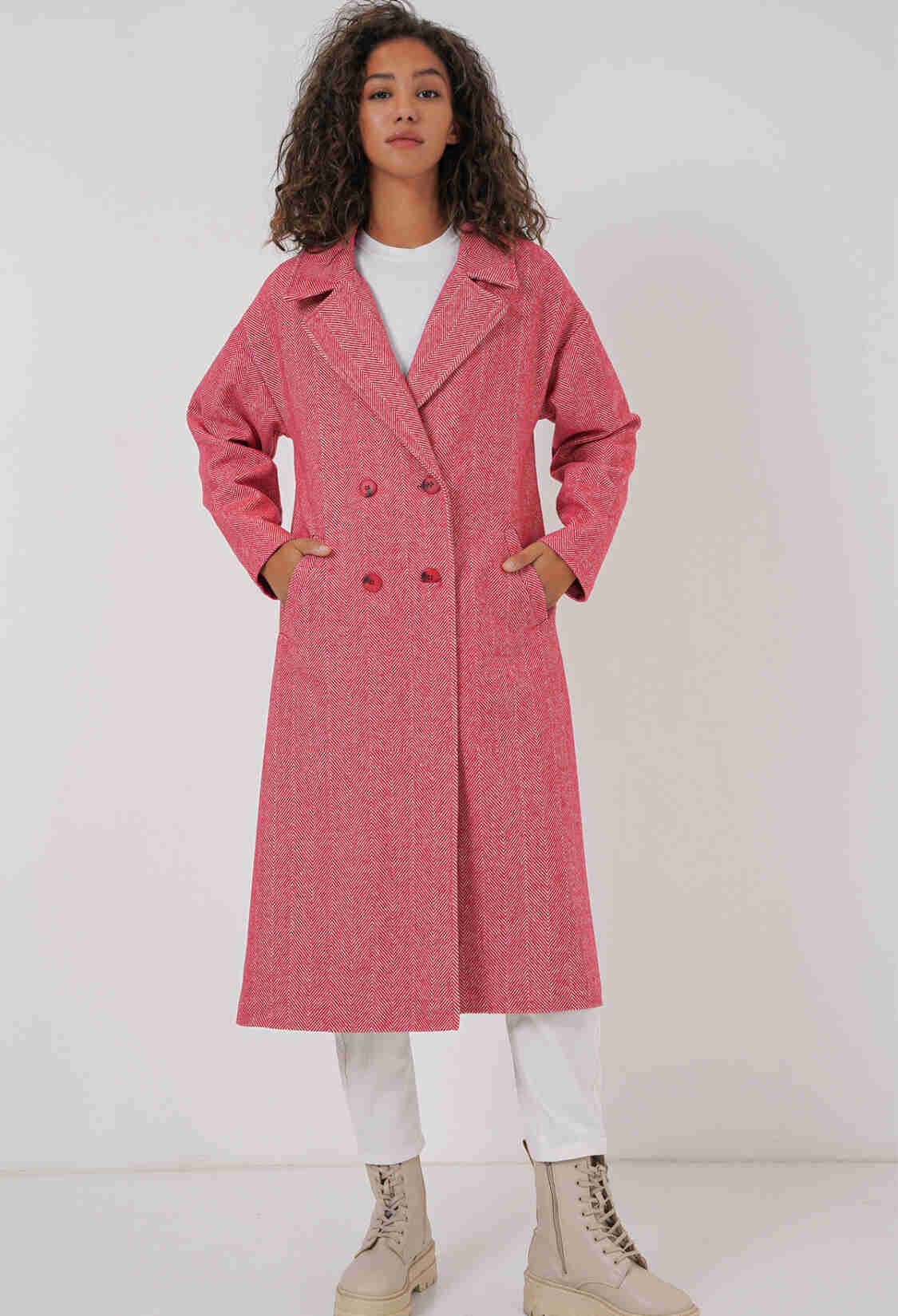 Oversize Wide Cut Wool Long Cashmere Coat - Brand: Bigdart - Women & Kids, Baby Clothes Wholesale - TheBS Women