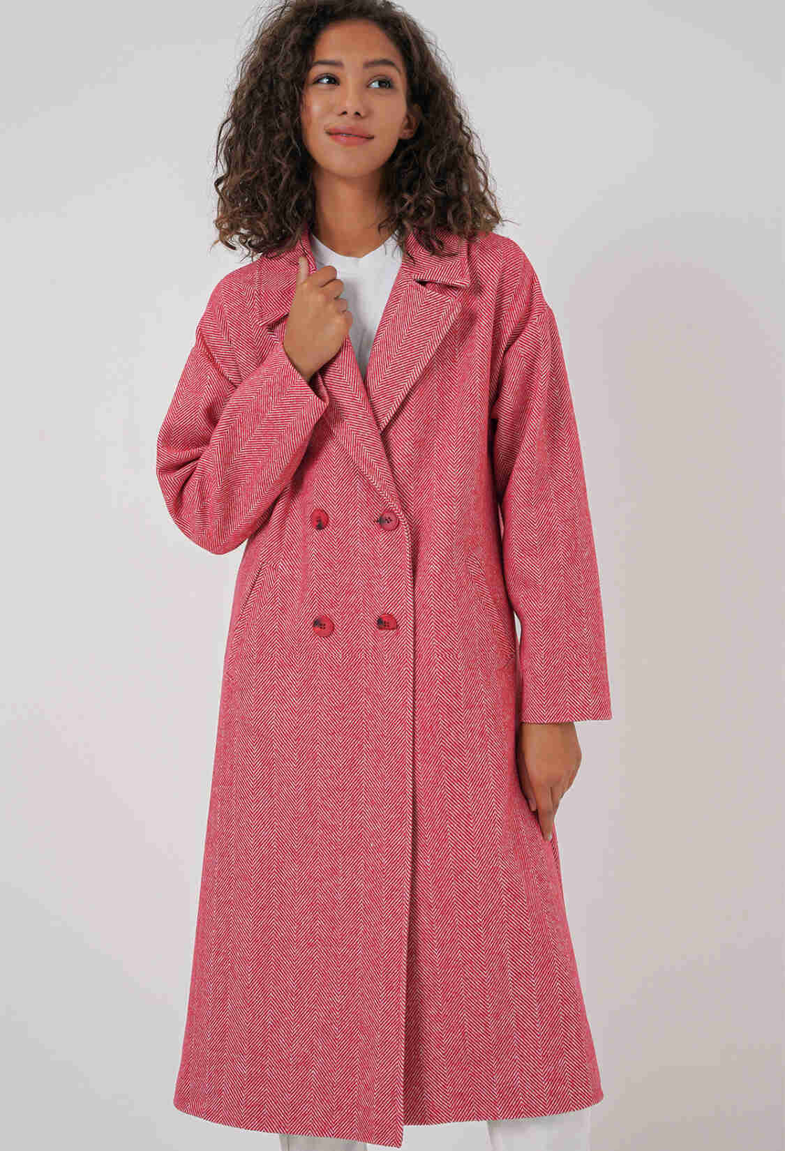 Oversize Wide Cut Wool Long Cashmere Coat - Brand: Bigdart - Women & Kids, Baby Clothes Wholesale - TheBS Women