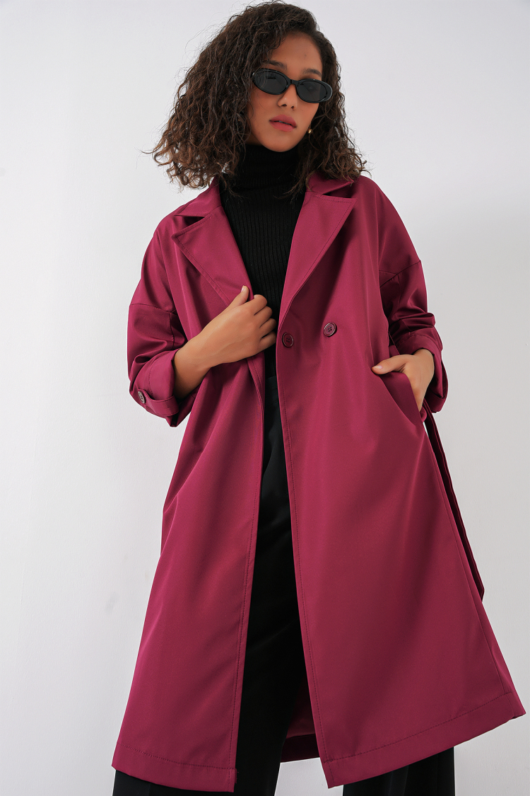 Double Breasted Lined Trench Coat - Brand: Bigdart - Women & Kids, Baby Clothes Wholesale - TheBS Women
