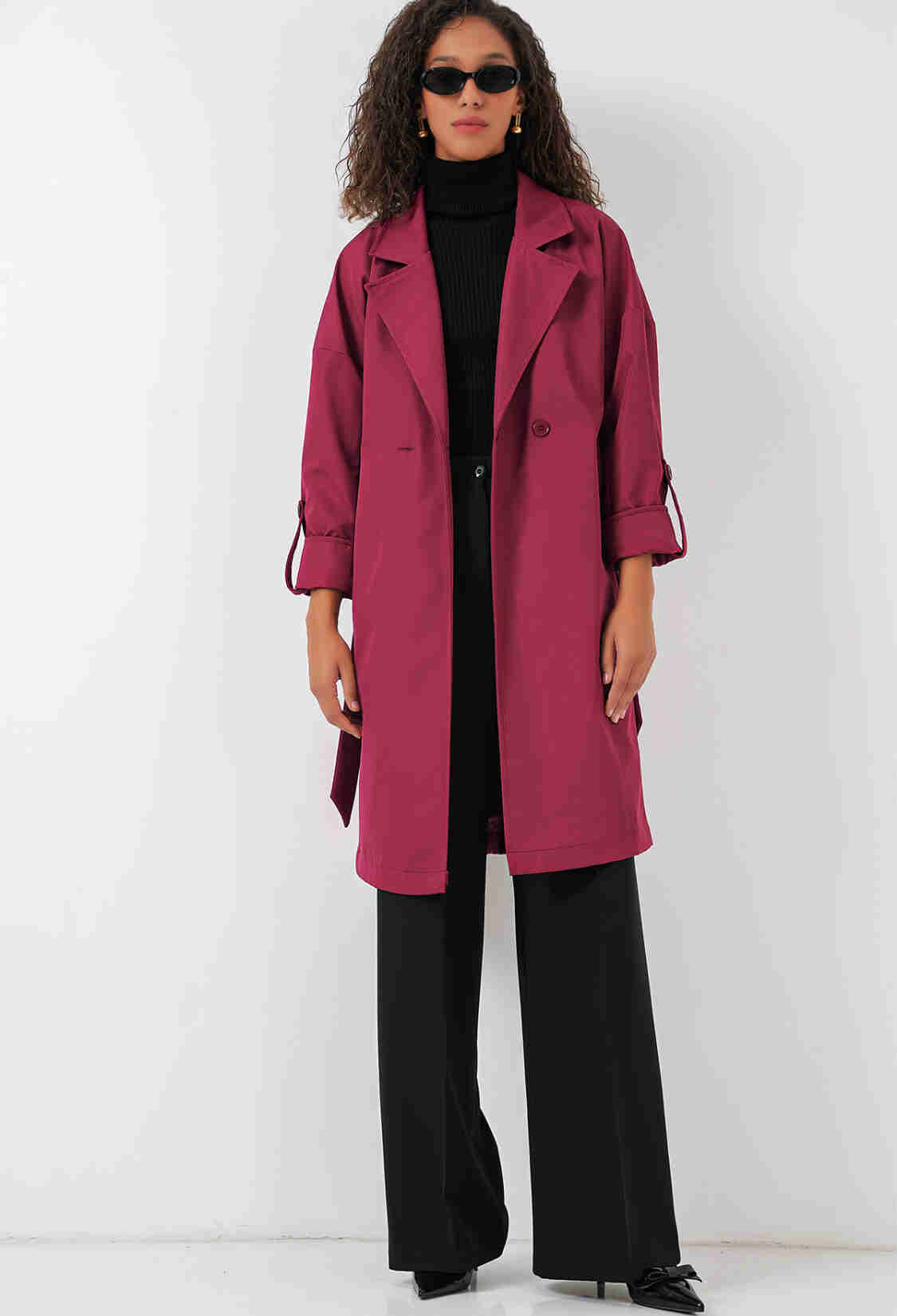 Double Breasted Lined Trench Coat - Brand: Bigdart - Women & Kids, Baby Clothes Wholesale - TheBS Women