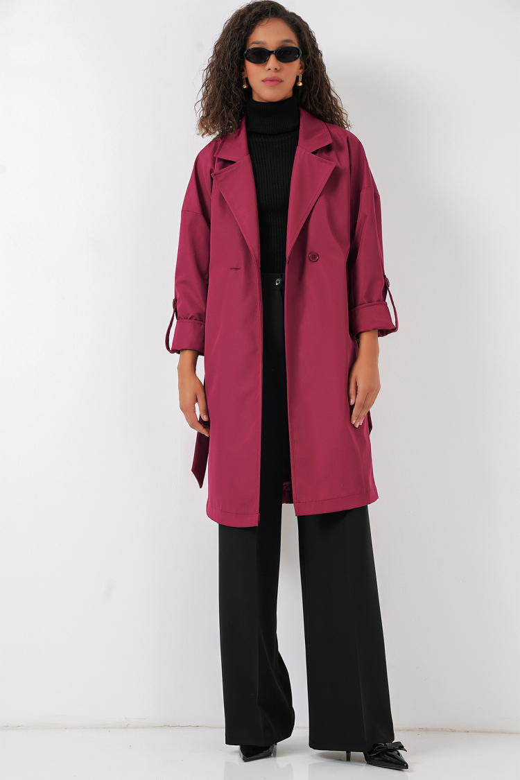 Double Breasted Lined Trench Coat - Brand: Bigdart - Women & Kids, Baby Clothes Wholesale - TheBS Women