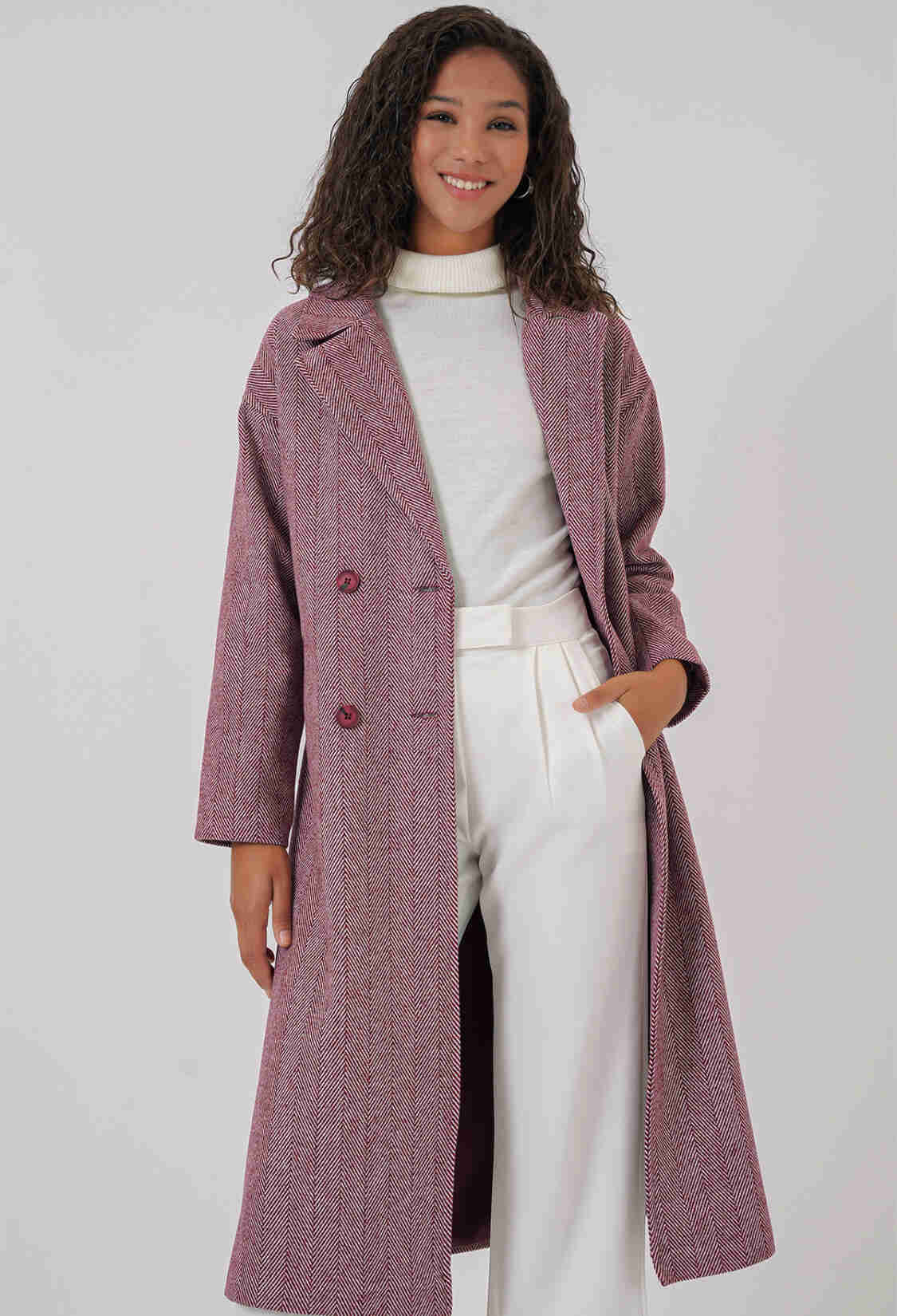 Oversize Wide Cut Wool Long Cashmere Coat - Brand: Bigdart - Women & Kids, Baby Clothes Wholesale - TheBS Women